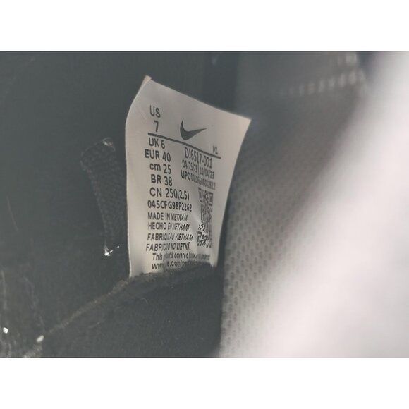 Nike Alpha Huarache NXT Baseball Shoes‎ Mens Size 7 Black White Metal Cleats - Picture 8 of 9